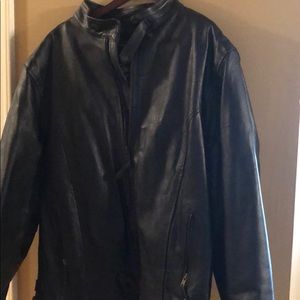 Men’s leather coat
